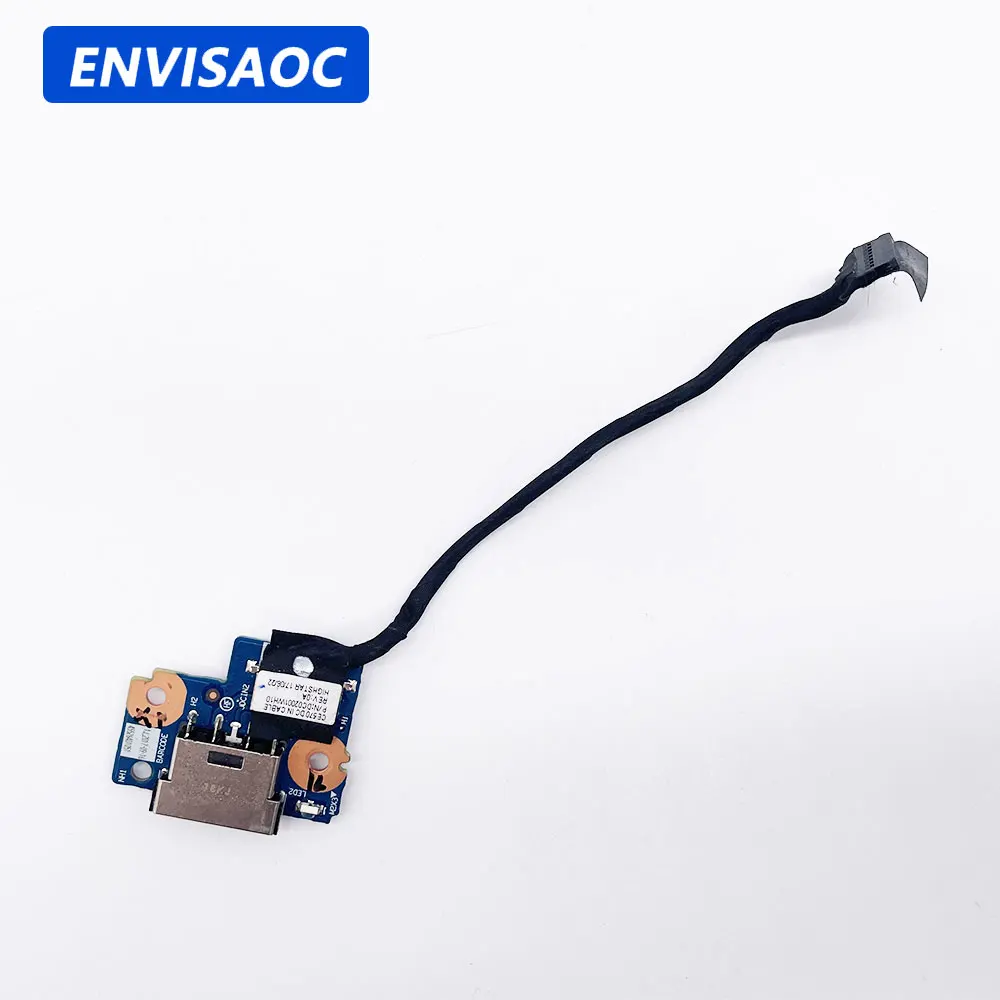 DC Power Jack board cable For Lenovo ThinkPad E570 E570C E575 laptop DC-IN Charging board Flex Cable CE570 NS-A832 DC02001WH10