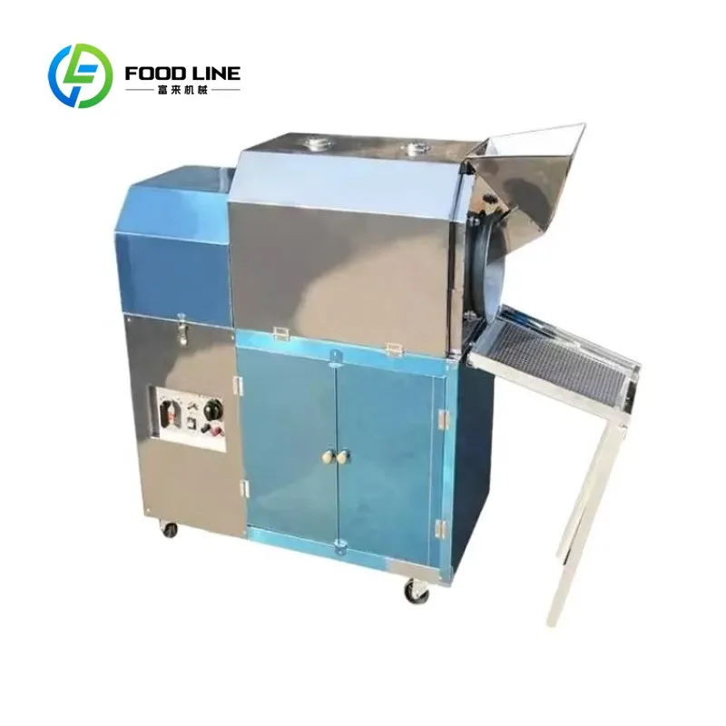 Custom Rotary Tumble Roaster Electric Drum Baking Machine for Peanut Almond Walnut Bulk Order Wholesale Price
