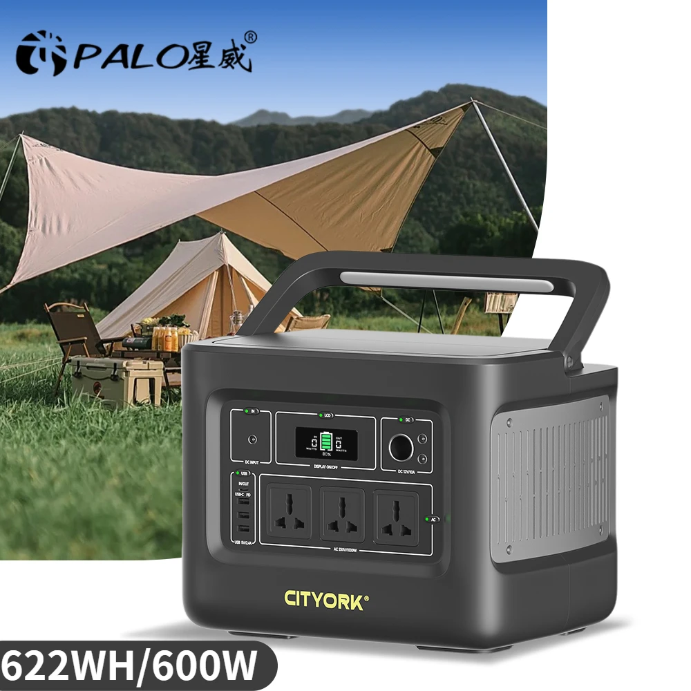 

Palo 400W Power Station AC 220V DC12-24V Portable Electric Station Battery Solar Generator Power Supply For Outdoors Camping