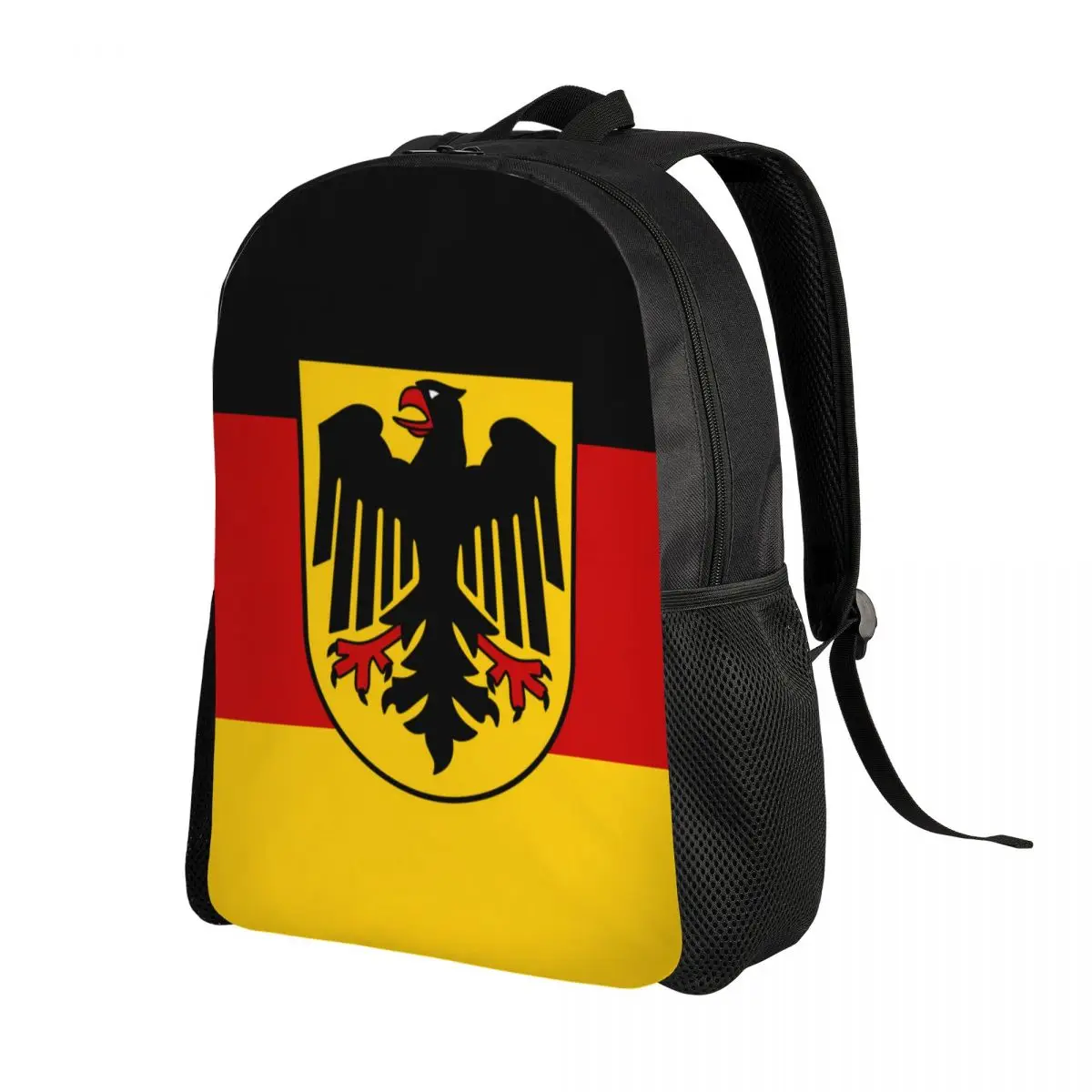 Custom Germany Flag Backpack Men Women Basic Bookbag for College School German Patriotic Bags