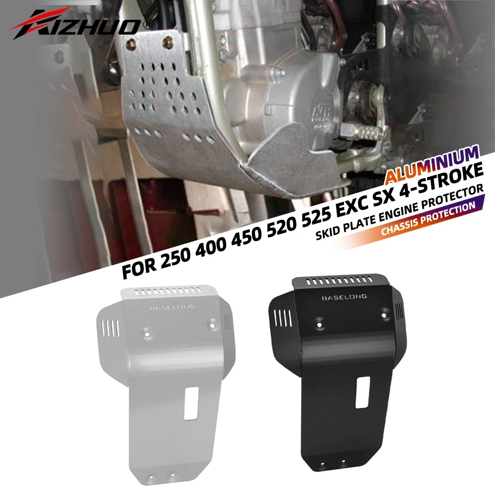

FOR 525 400 SX 4-Stroke 2000-2007 Motorcycle Skid Plate Engine Protector Guard Chassis Protection Cover 250/400/450/520/525EXC