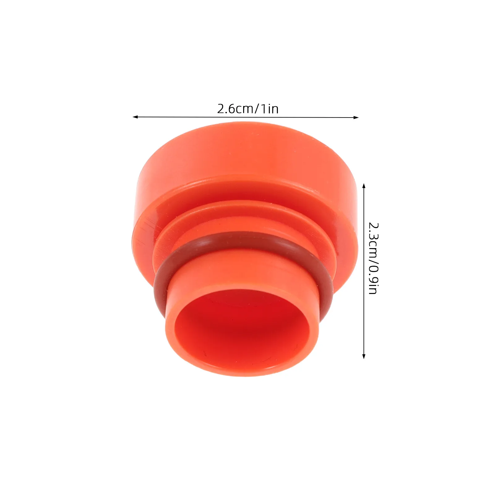 Cigarette Lighter Cover Cap Orange Plastic Car Lighter Dustproof Plug Heat Resistant Socket Cover Car Accessories Interior Fresh