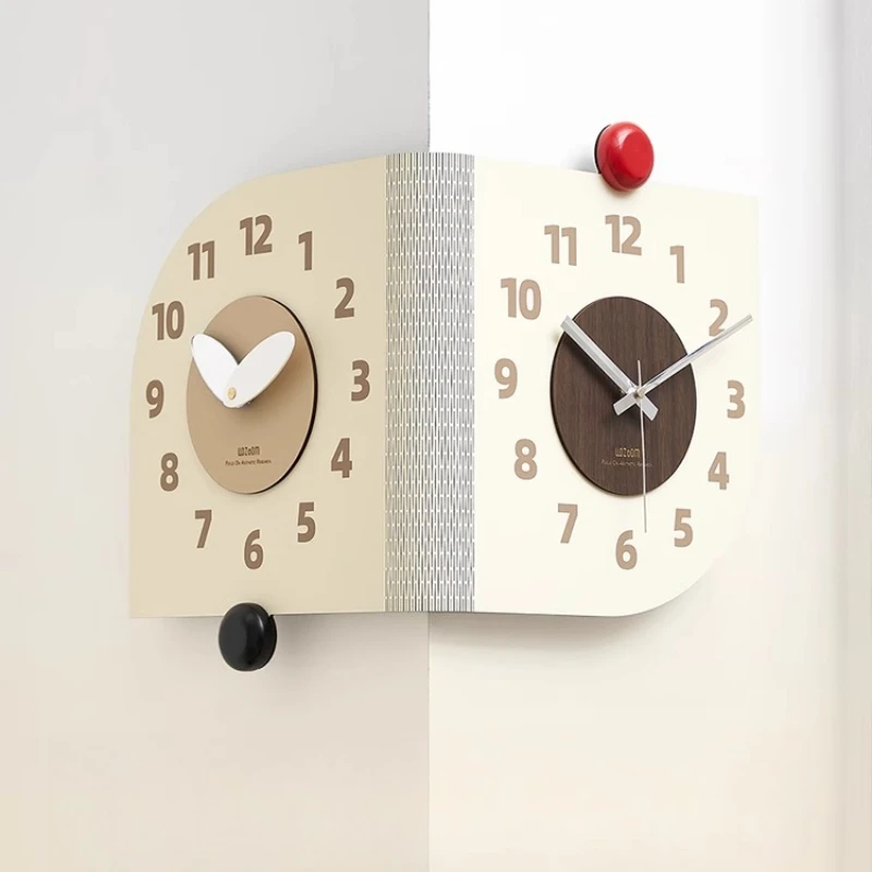 

Living Room Simple Wall Clocks Aesthetic Modern Creative Cartoon Fashion Clock Wall Silent Art Accessories Horloge Murale Decor