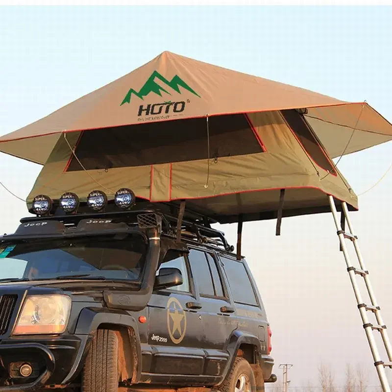 

Soft Roof Top Car Tent Clamshell 4x4 Camping UV Resistant Waterproof Softtop 3-4 Person SUV Truck Car Roof Top Tent