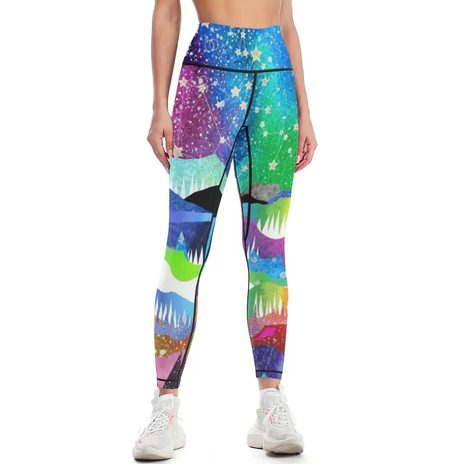 

Winter Constellations Leggings push up legging sportswear gym gym wear sports woman gym Womens Leggings