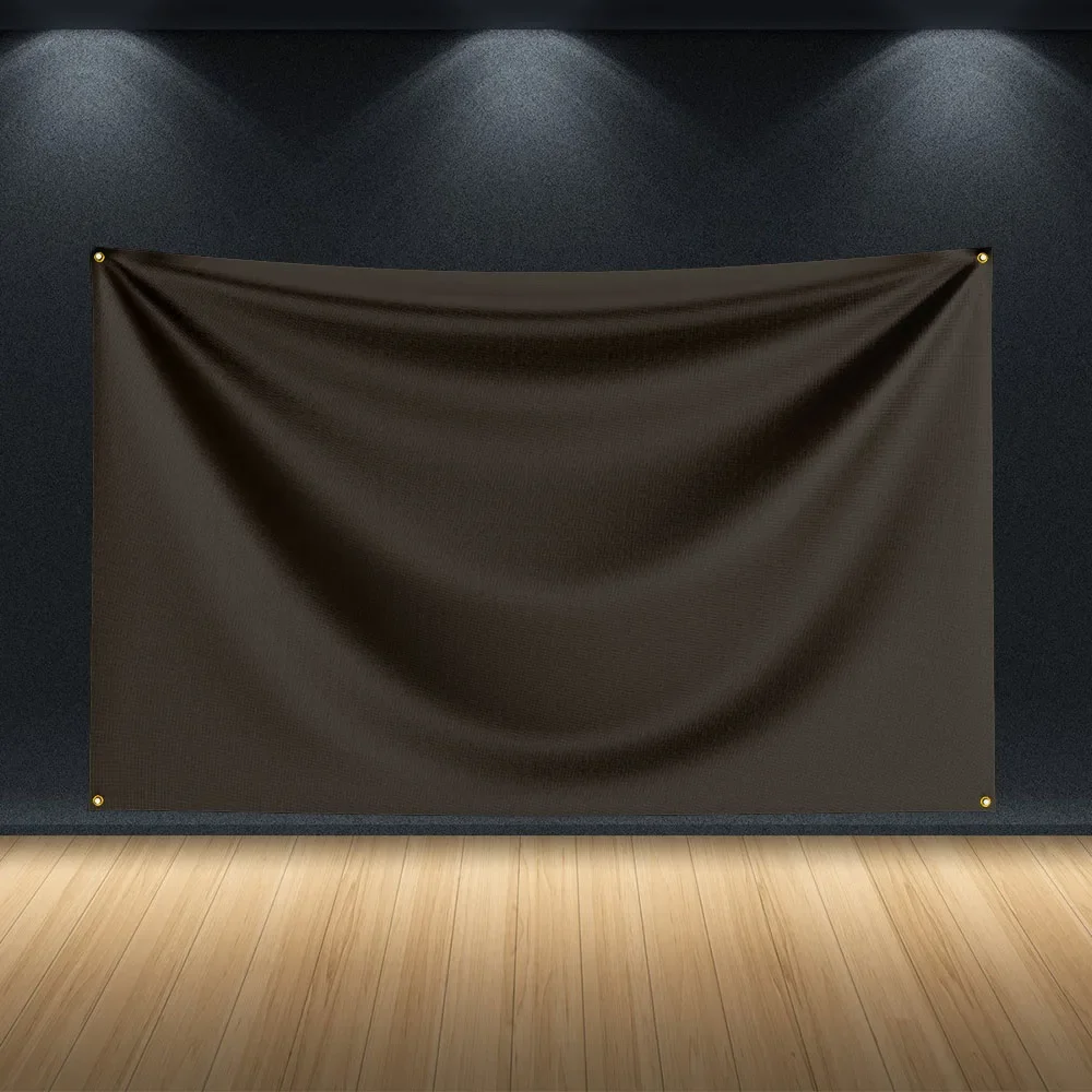 3X5Ft F1 Auto Racing Black Flag For Decor