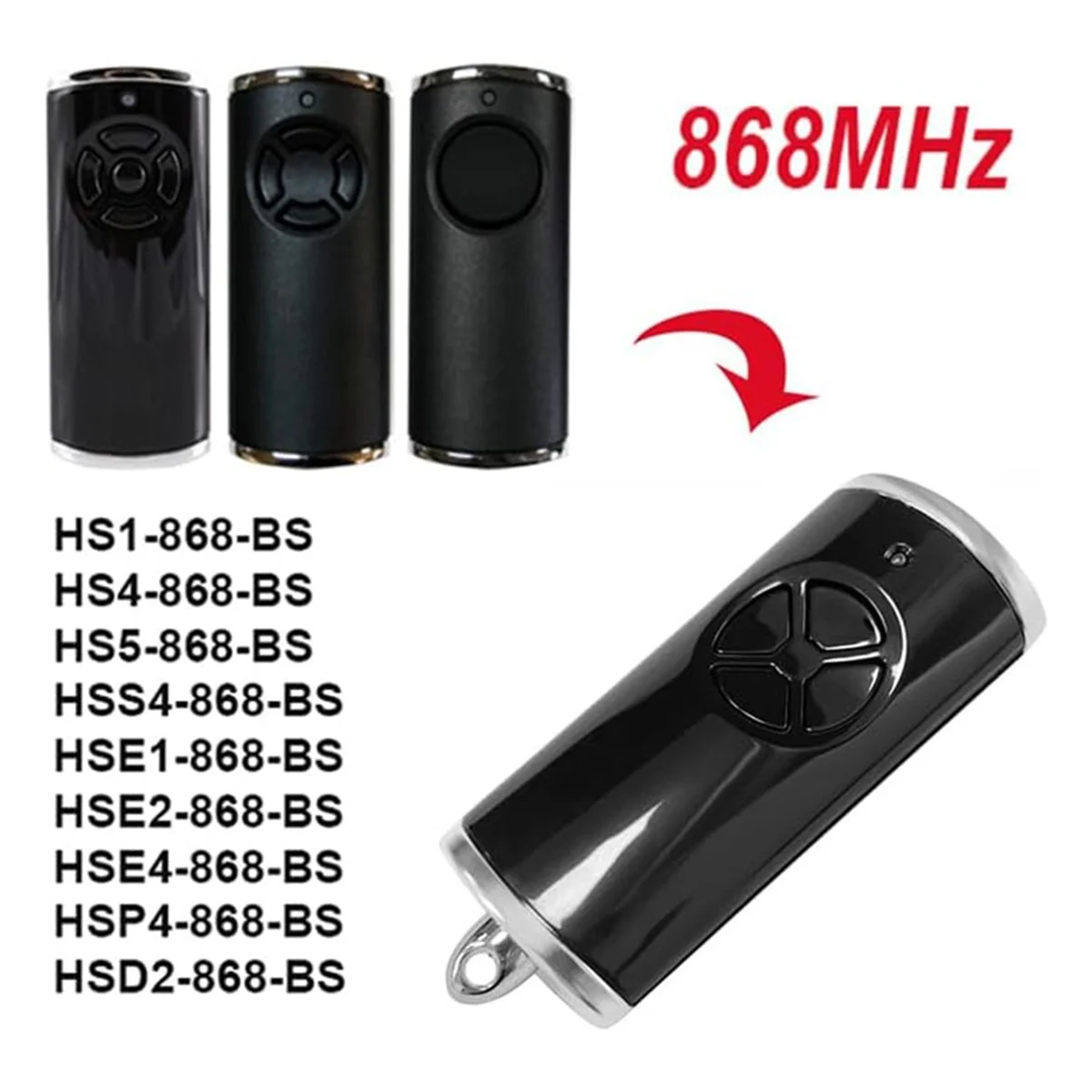 Efficient 868MHz Garage Door Opener,Replacement Garage Door Openers for Hormann Handheld Transmitter HSE-4-868-BS