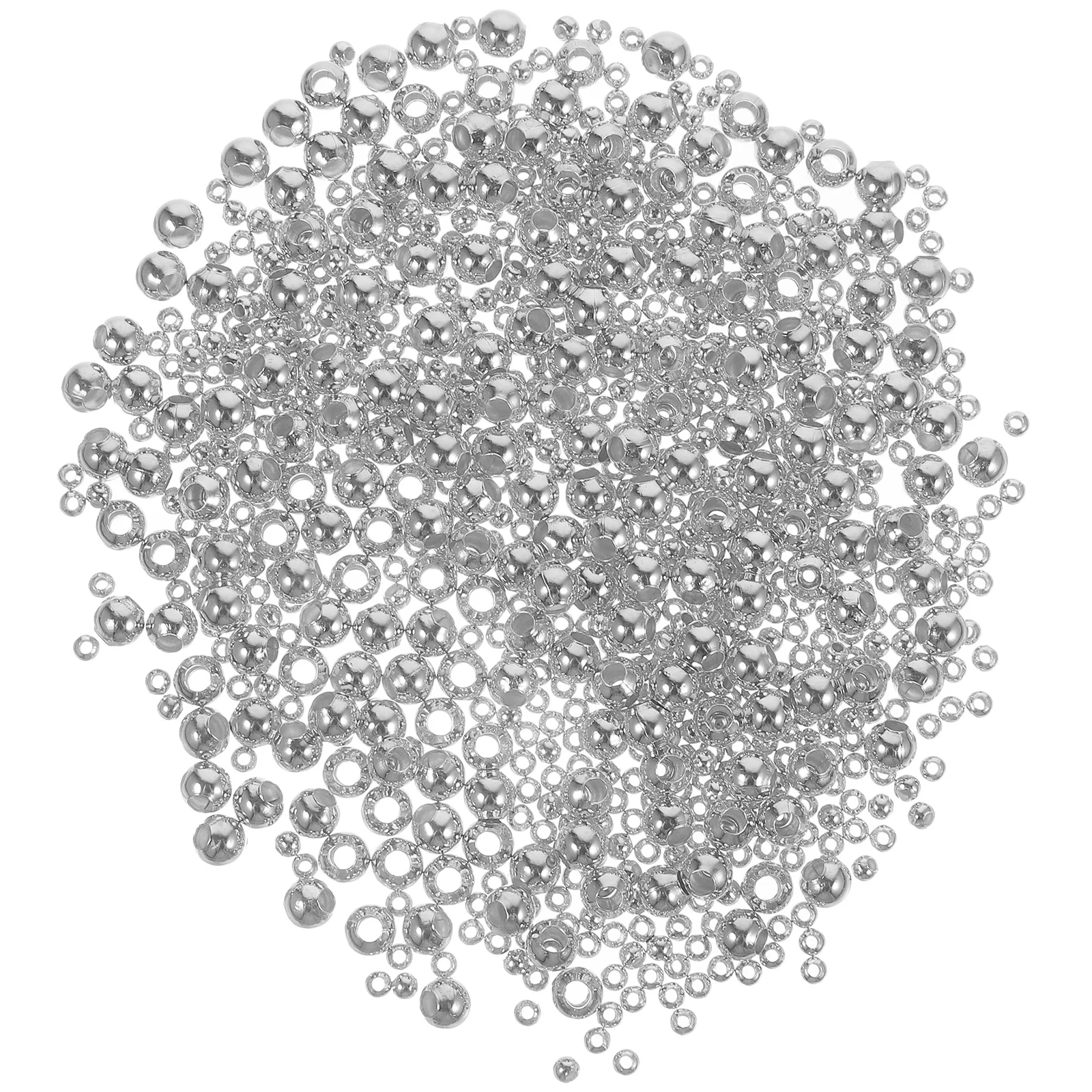 

800pcs Bracelet Metal For Bracelets Diy Beads Necklace DIY Kits Small Decorative 6mm Beads Jewelry Making Projects Gifts