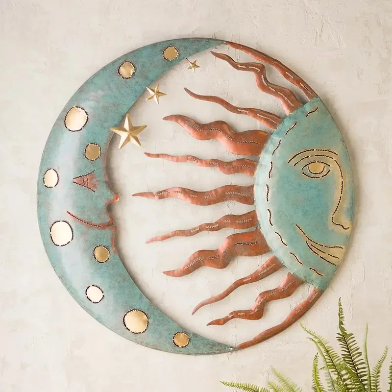 

Sun stars moon wall decorations living room indoor dining room wall hangings Home Decor creative bedroom wall hanging