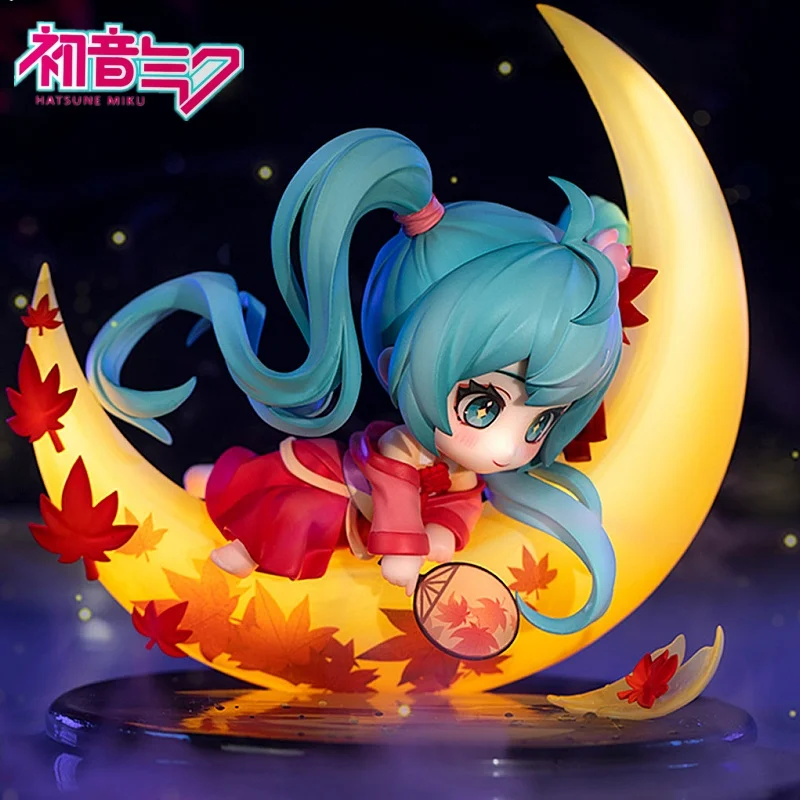 

Original Qingcang Hatsune Miku Figure Vocaloid Moon West River Action Figurine Model Collection Modle Girl Heart Gifts Toys