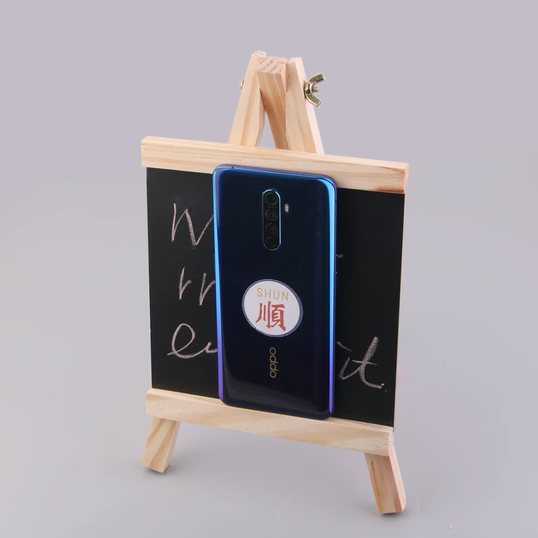 6" Chalk Blackboard with Wood Stands Message Label Board Large Small Message Chalkboard Wedding Party Decor Ornaments Memo Props