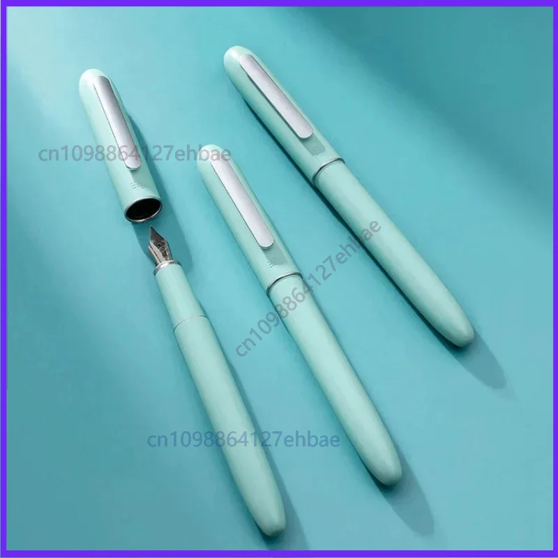 For BANJU White Sugar Fountain Pen  EF/F/M 0.38/0.5/0.7mm Natural High-grade Ink Pen Office Luxury School Supplies Writing