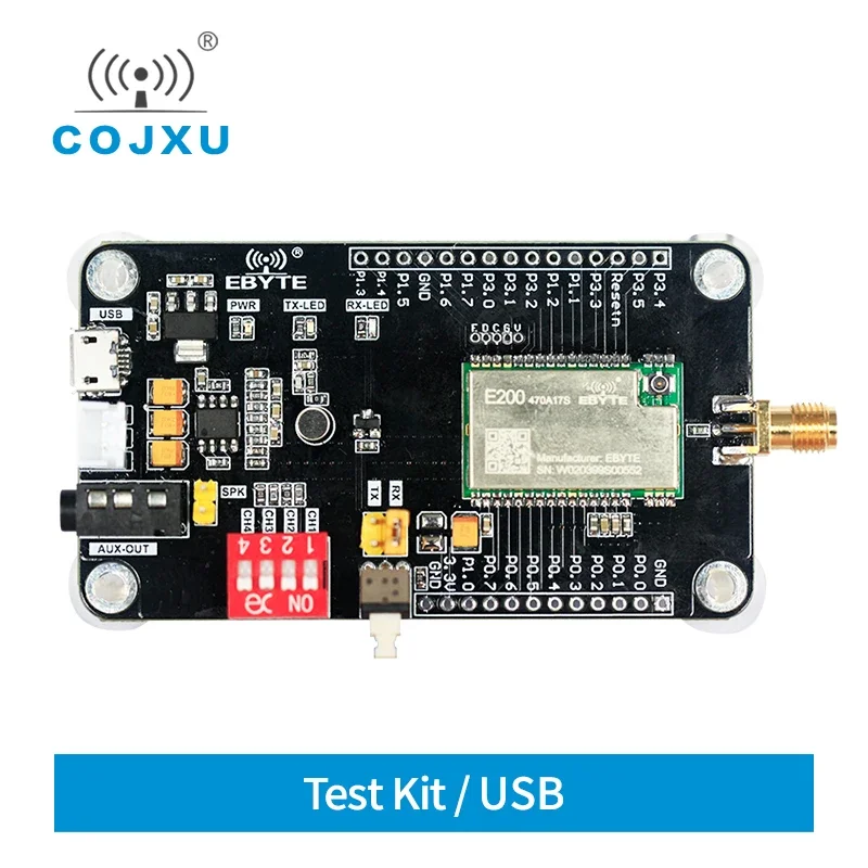 

E200-470A17S-TB Test Kit for 470-512MHz 16 Channels Microphone Speaker 17dBm 300m 433Mhz ISM Band Audio Wireless Module