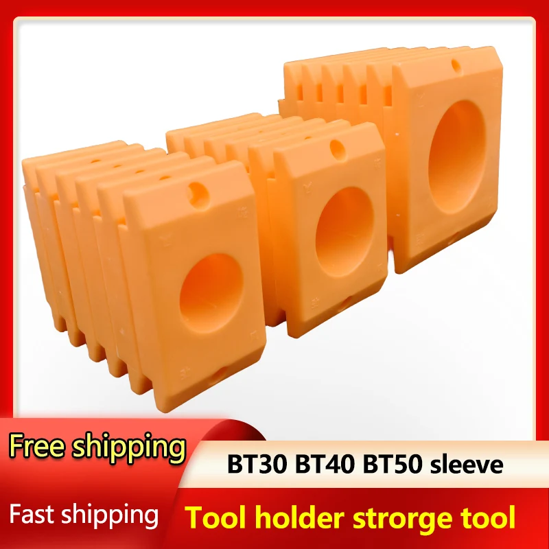 tipo Quadrado Ferramentas Holder Sleeve Engrossado Sleeve Tool Cart Wagon Cnc Torno Peças de Máquinas Bt30 Bt40 Bt50 10 Pcs