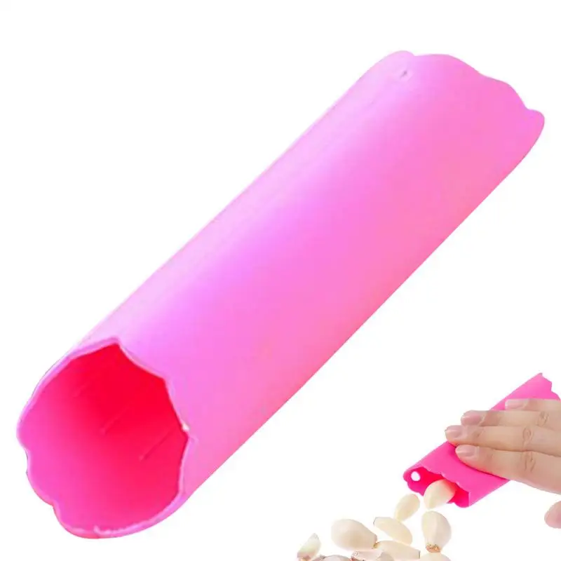 

Silicone Garlic Peeler Roller Garlic Peeler Skin Remover Roller Easy Quick to Peeled Garlic Cloves Easy Useful Kitchen Gadgets