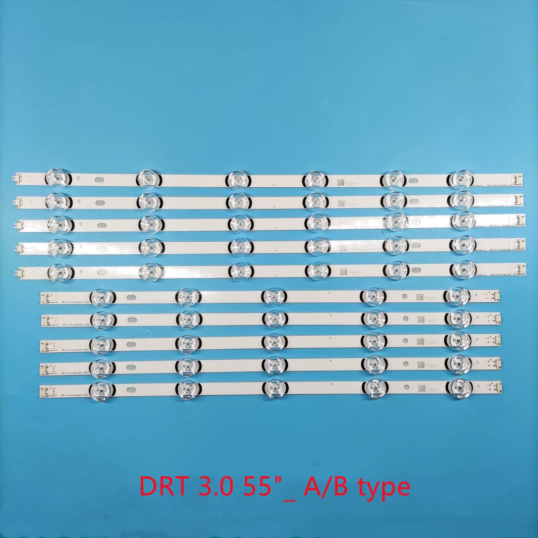 LED Backlight strips for 55 TV 55LF5950 55LB550V 55LB5500 ZA 55LB580U 55LB5820 ZJ 55GB6500 NC55ODUE-VCCP1 55LB561U 55LB552U