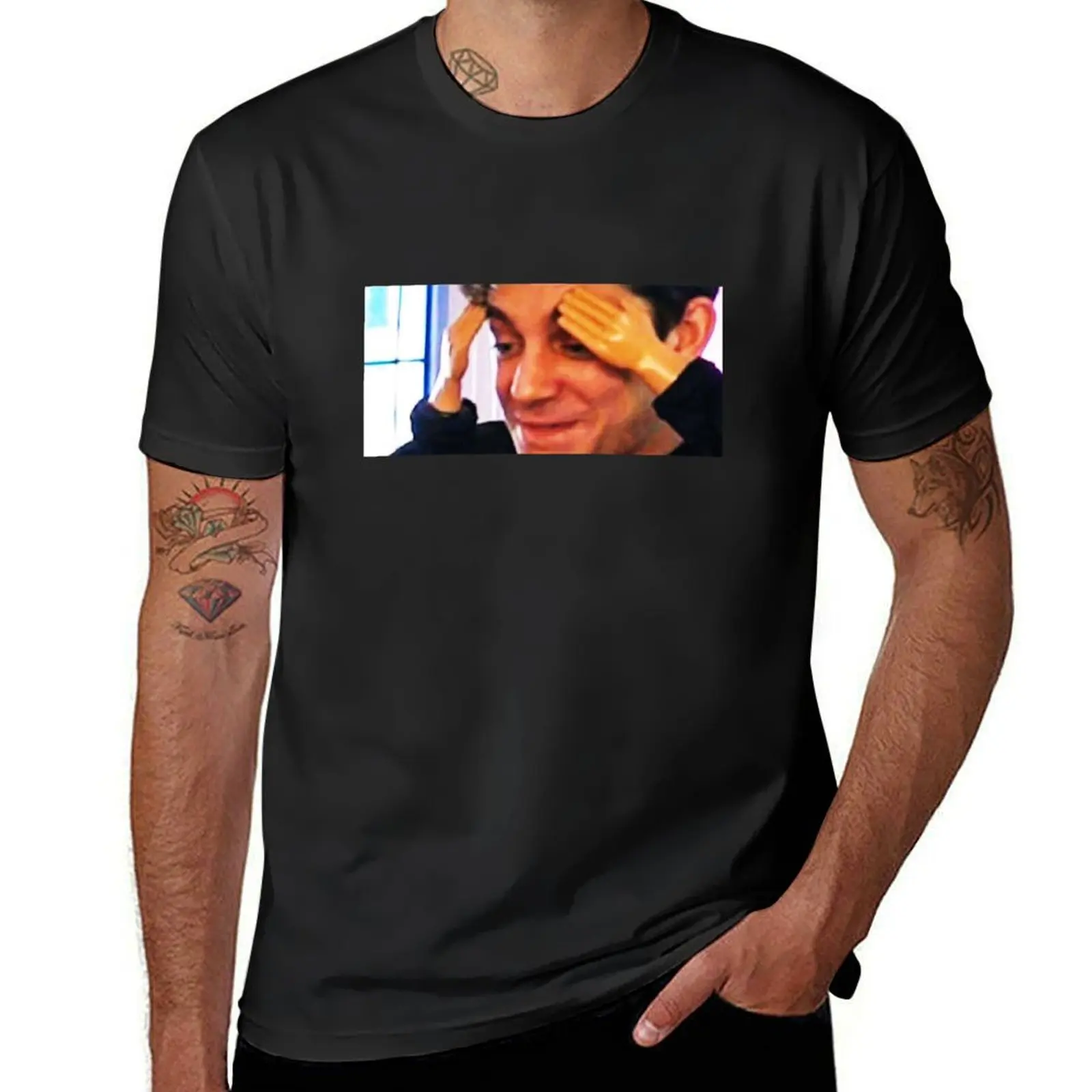 

Unus Annus Tiny Hands Ethan (no text) T-Shirt plus sizes graphics Blouse vintage clothes clothes for men