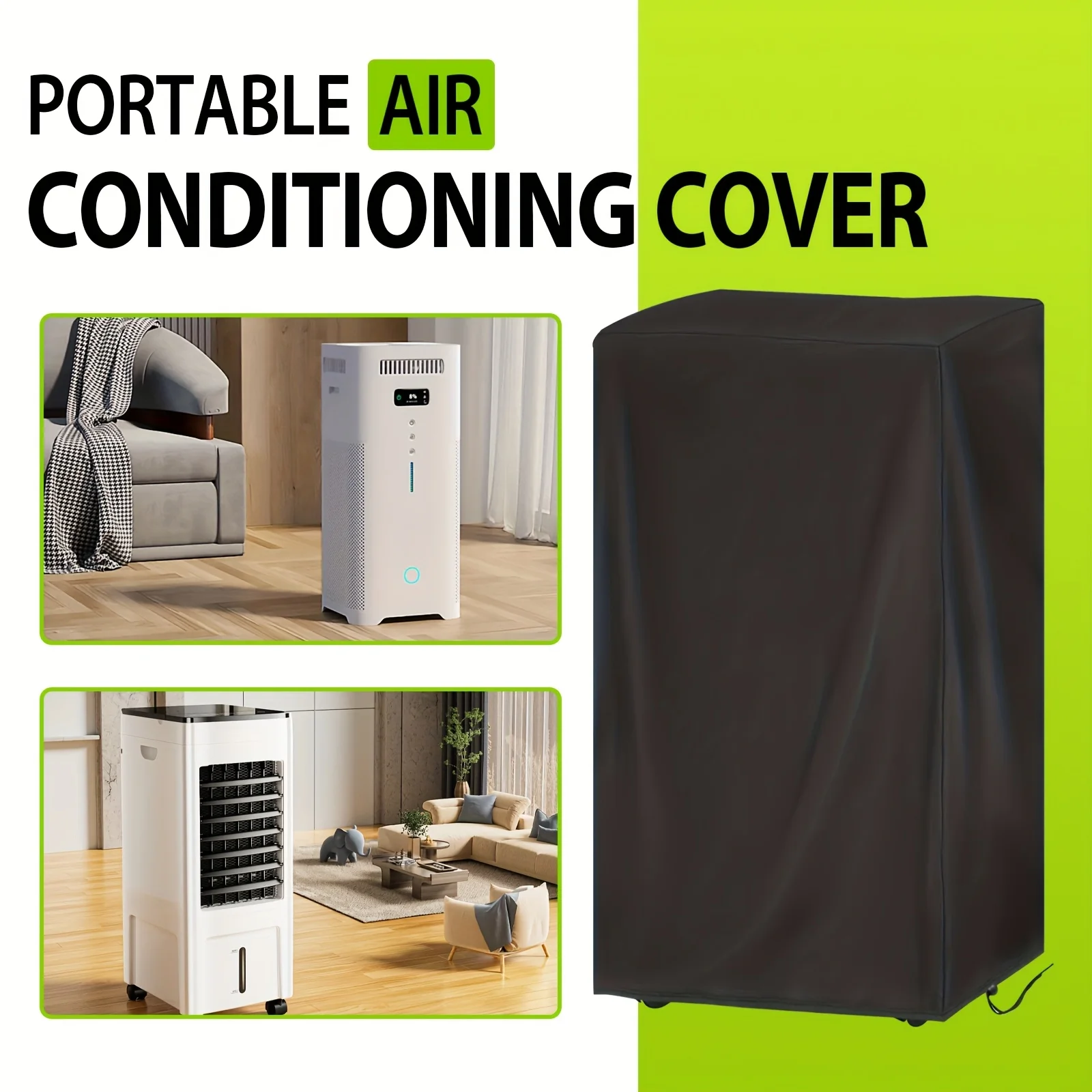Portable Air Conditioner Cover, Mobile Air Conditioner Protective Cover, (Air Conditioner Cover Only) 40x46x75cm