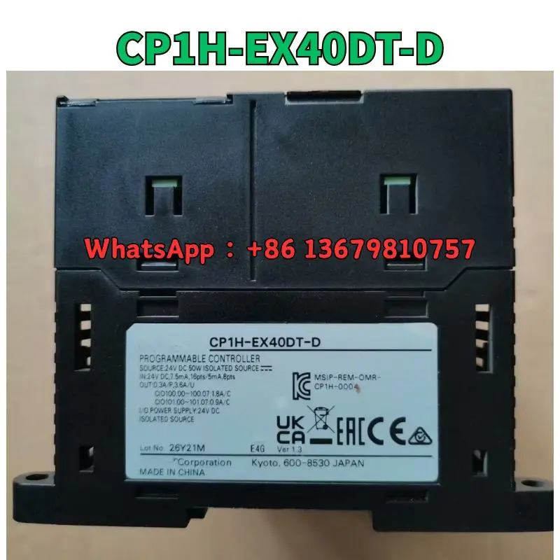 second-hand PLC CP1H-EX40DT-D test OK Fast Shipping