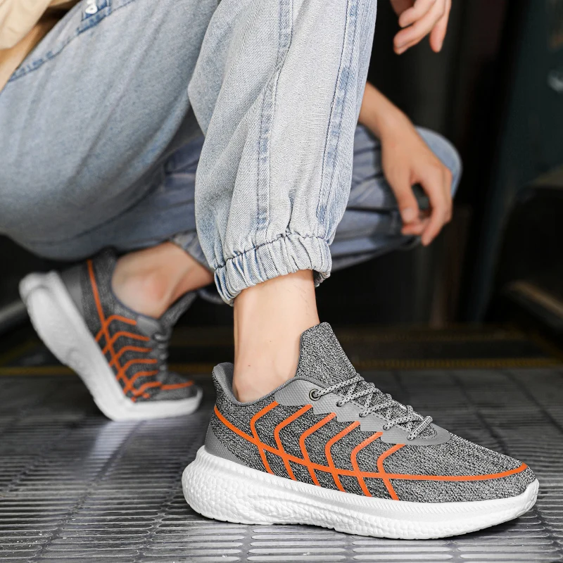 

Trend Men's Lightweight Running Shoes Breathable Male Students Tennis Ping Pong Sports Trainers Walking Travel Casual Sneakers
