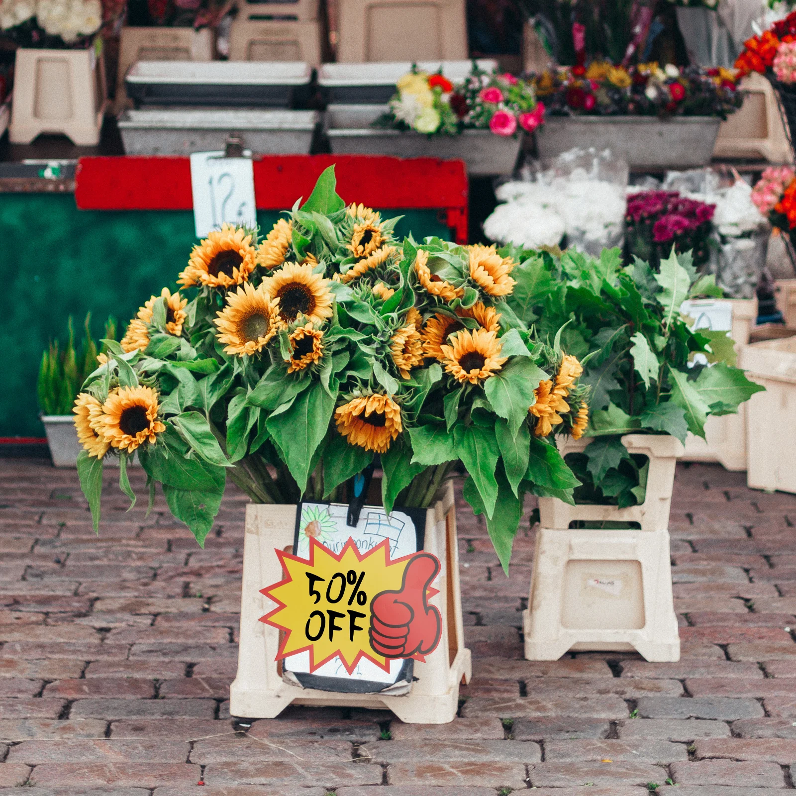 

100Pcs Advertising Stickers Price Tags Eyecatching Design Long Service Time Retail Business Advertising Tags Promotional Sticker