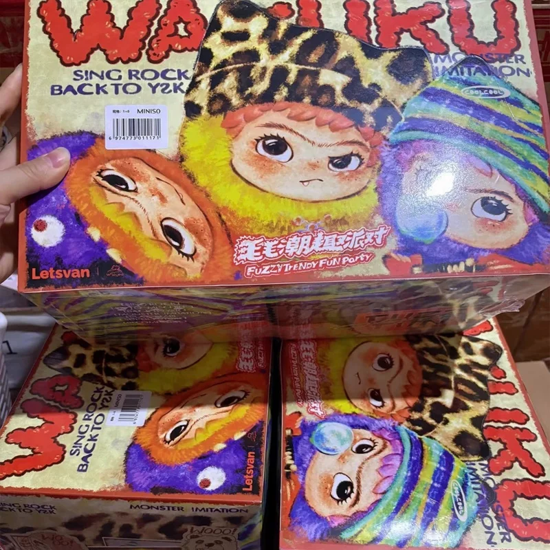 Wakuku Trendy Blind Box 1:1 Fuzzy Cute Doll - Verrassingstas Hanger Speelgoed Party Series Mystery Box Decoratie Kerstcadeau