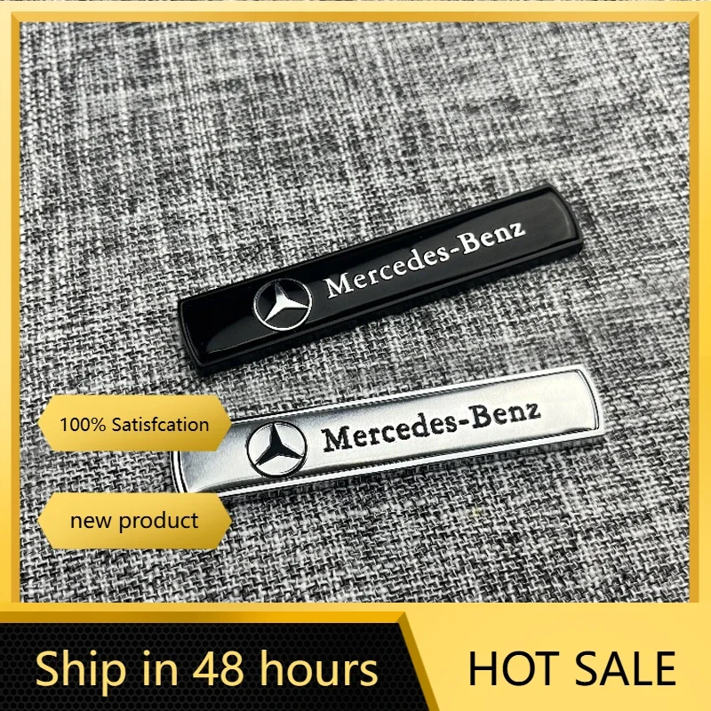 

，2Pcs Metal Car Sticker Badge Auto Emblem Decal For Mercedes Benz AMG GLE GLS CLS GLC CLA GLA GLK ML C197 R231 W167 W247 W246 CL