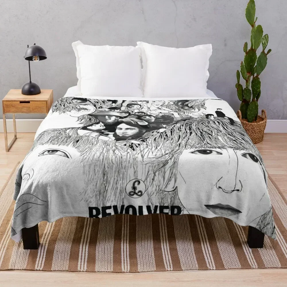 

Revolver Album Cover Throw Blanket Cozy Throw Blanket Birthday Gift for Him Her