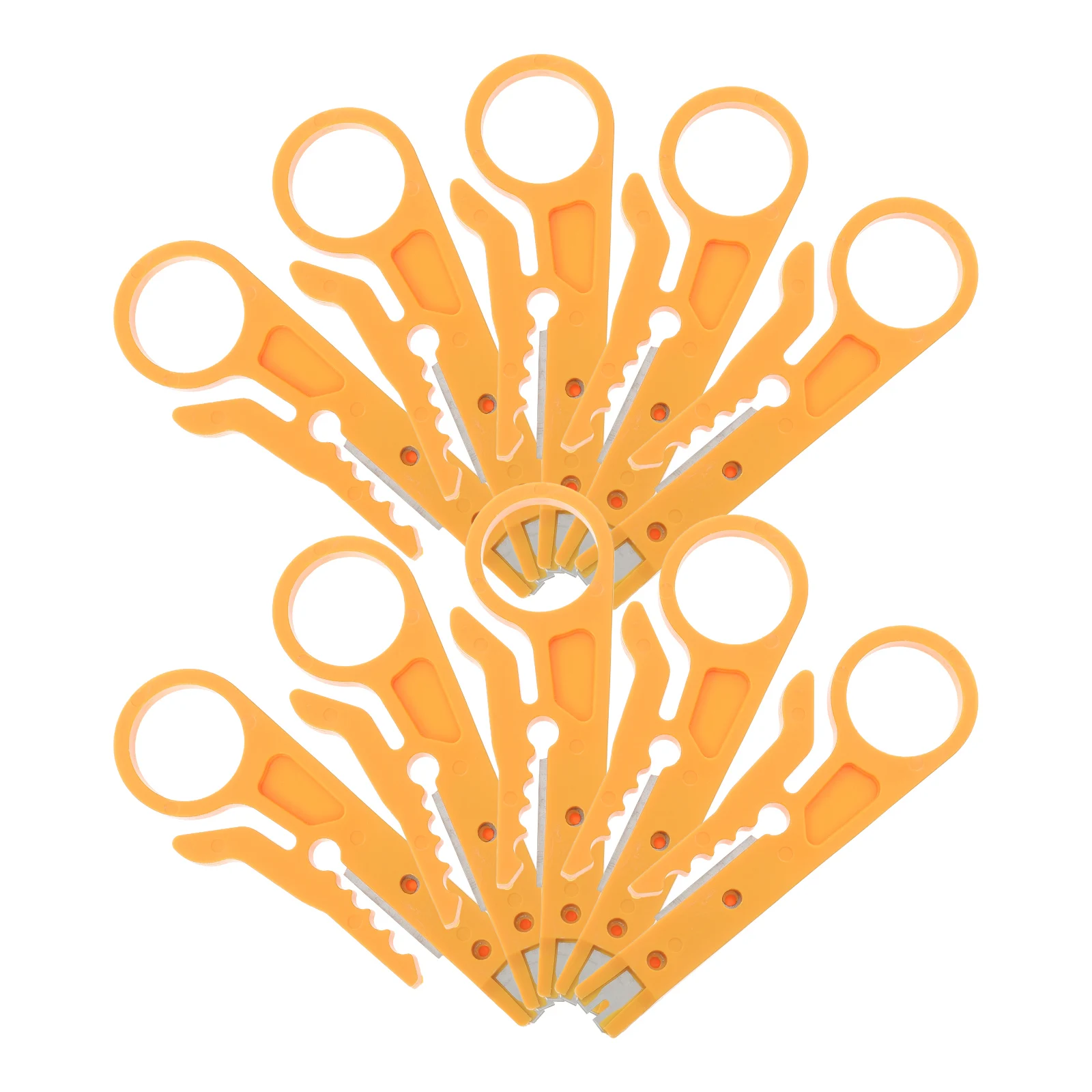 

10pcs Mini Wire Stripper For Utp Stp Cables Abs Durable Portable Cable Stripping Tool Punch Down Crimper Cutter Plier Home Diy