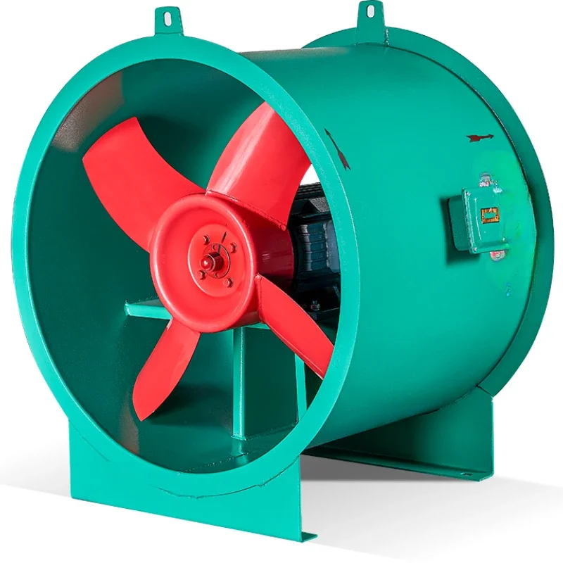 

Low noise T35-II series axial flow fan type hot-pressed steel plate blade reclaiming and exhaust fan