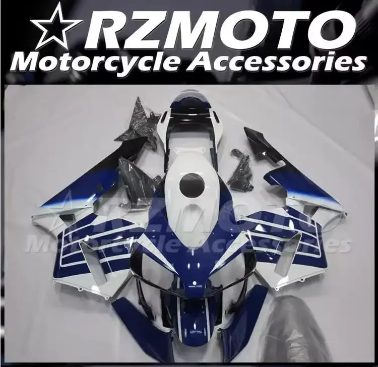 

4Gifts New ABS Motorcycle Fairings Kit Fit for HONDA CBR600RR F5 2003 2004 03 04 Bodywork Set Custom Blue White