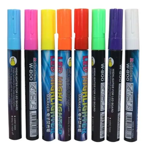 1Pcs LED Highlighter Marks Pen Queen Bee Marker Beekeeping Tools Variuos Colors
