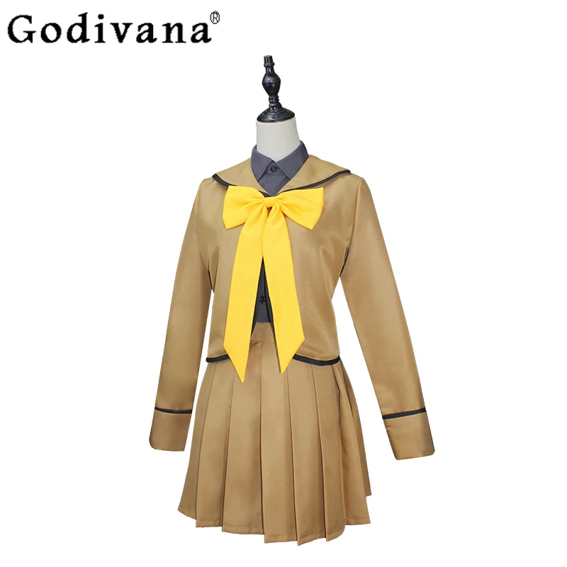 女性ハロウィンスカート衣装神様愛アニメ桃園コスプレ衣装女の子 JK 制服 Cos コートとスカートセット