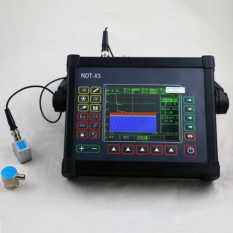 Ut flaw detector usm 36 ultrasonic transducers dual straight probe details Metal Detector