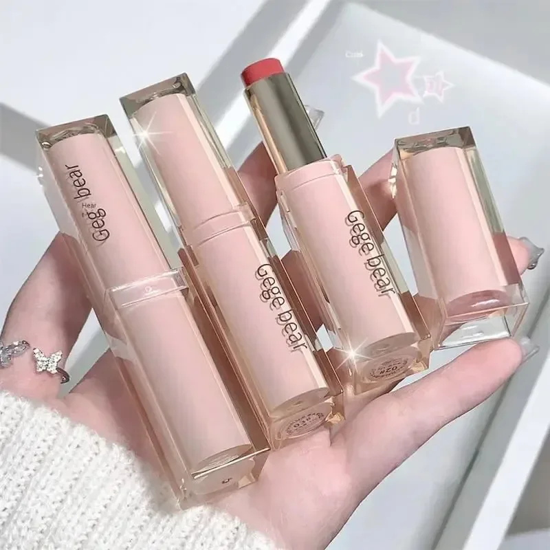 Water Light Jelly Lipstick Lip Glaze Rose Tea Brown Crystal Lip Balm Solid Moisturizing Lasting Korean Tint Makeup Girl Cosmetic