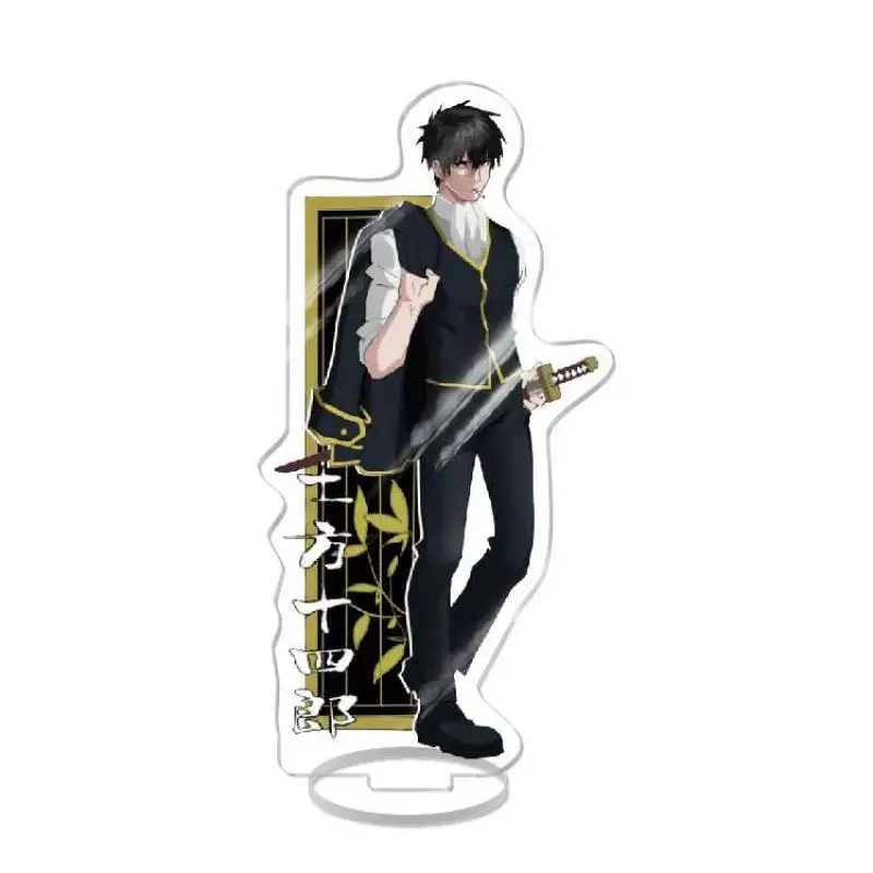 Gintama Anime Sakata Gintoki Shimura Shinpachi Kagura Acrylic Standing Sign Cartoon Hijikata Toushirou Desktop Decoration