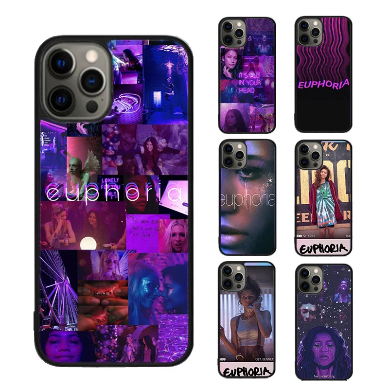 Euphoria Zendaya Phone Case cover For iPhone SE2020 15 16 14 13 Pro Max Coque 12 11 Pro Max For Apple 8 PLUS 7 6S fundas