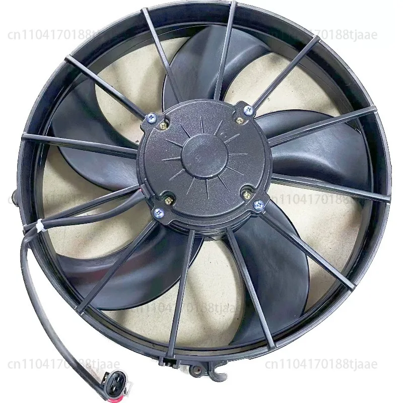 

The five-blade curved condensing fan cooling fan is suitable for buses, minibuses and tourist buses