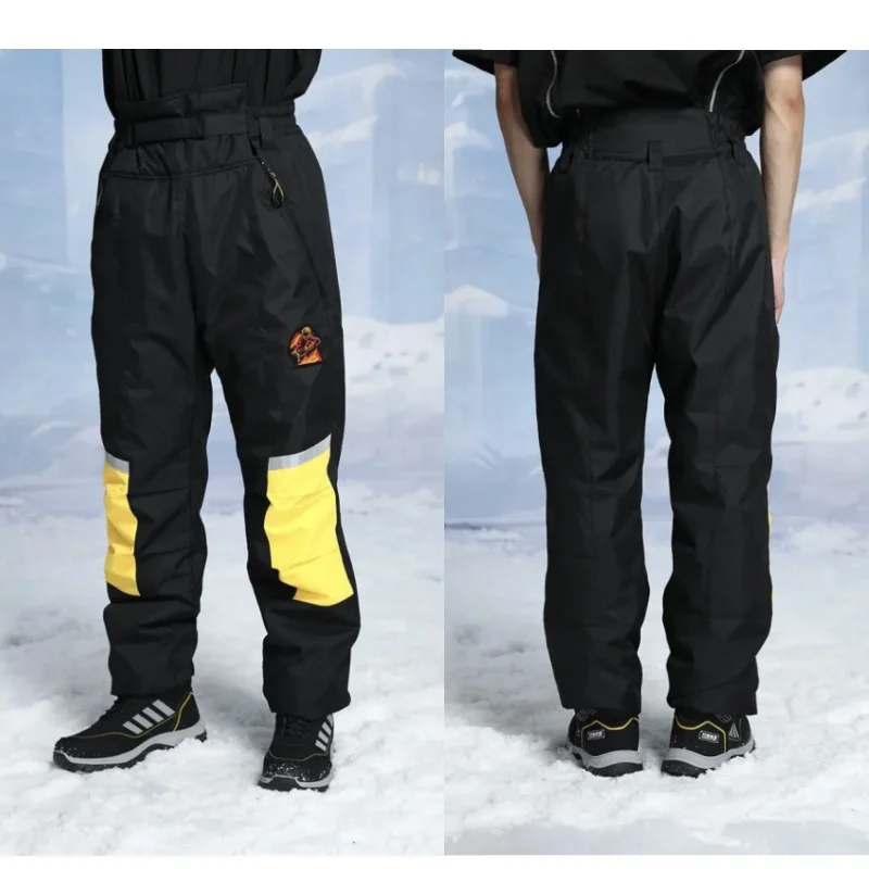 Motorcycle Rider Cotton Pants Winter Assault Pants Thickened with Cotton Lining Inside Outdoor Skiing and Mountaineering Pants