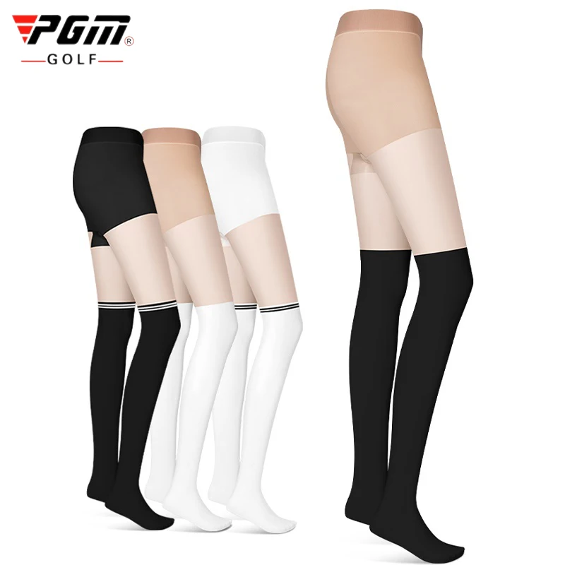 Pgm Anti-UV Stockings Women Golf Stockings Breathable Patchwork Legs Anti-Sweat Summer Spring Thin Pantyhose  Sun-Protection