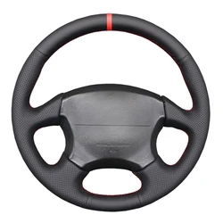 Black Faux Leather Car Steering Wheel Cover for Subaru Impreza WRX STI 1999-2004