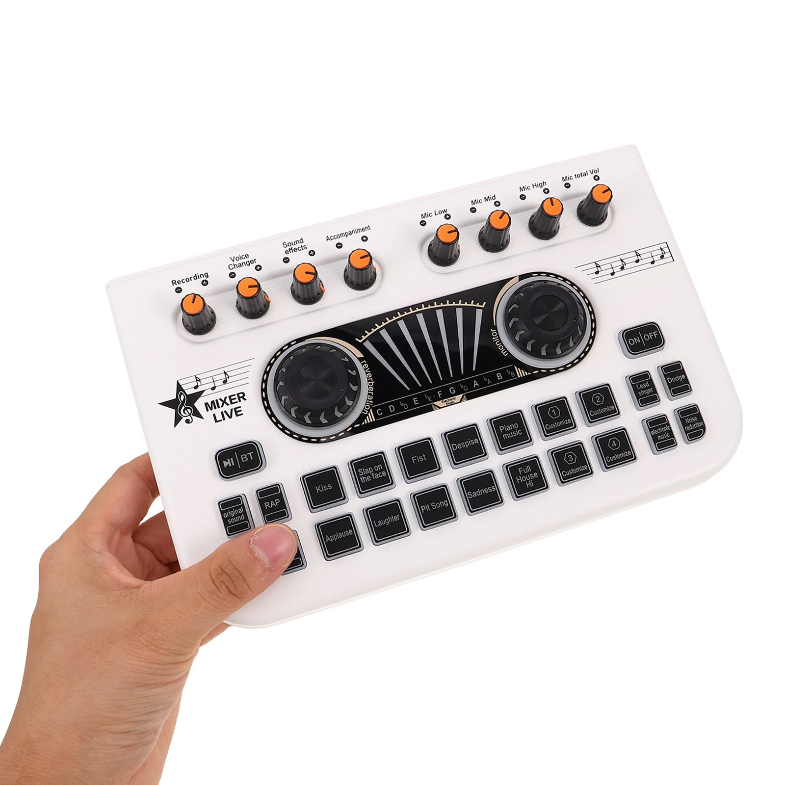 

Live Streaming Sound Card Digital Mixer Console For Music Studio Karaoke Gaming Recording Equipment Portable