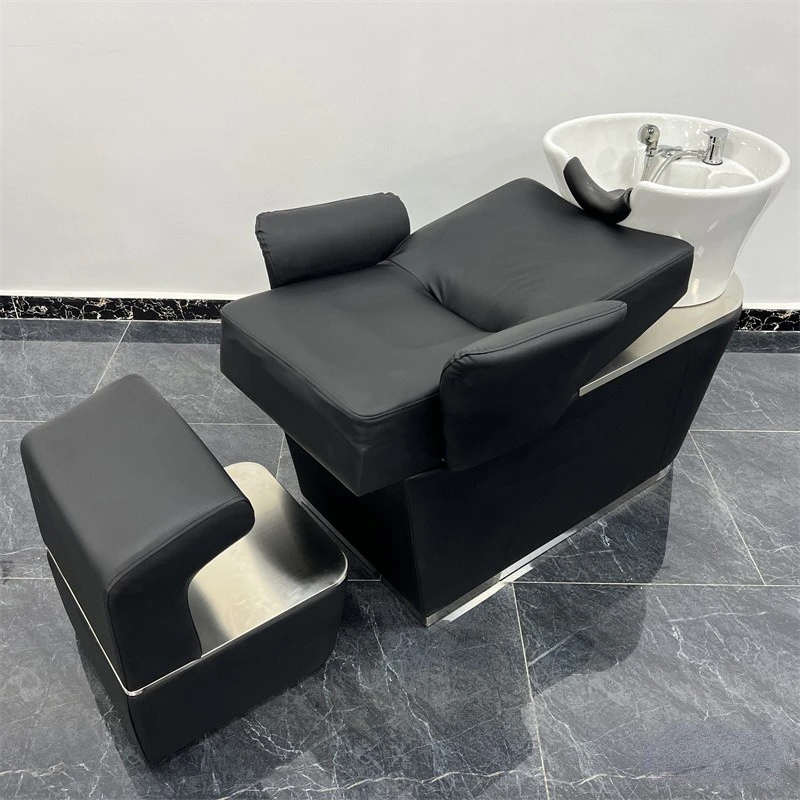 Professional Shampoo Bed Hairdressing Beauty Salon Hair Washing Chair Shaving Simple Kappers Stoel Barber Shop Furniture CY50XT