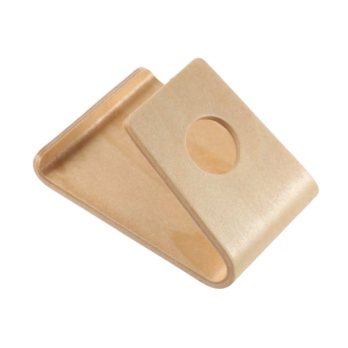 Wooden Phone Bracket Basswood Portable Mobile Stand Holder Universal Support for Phones Tablets Video Watching Desk view 3