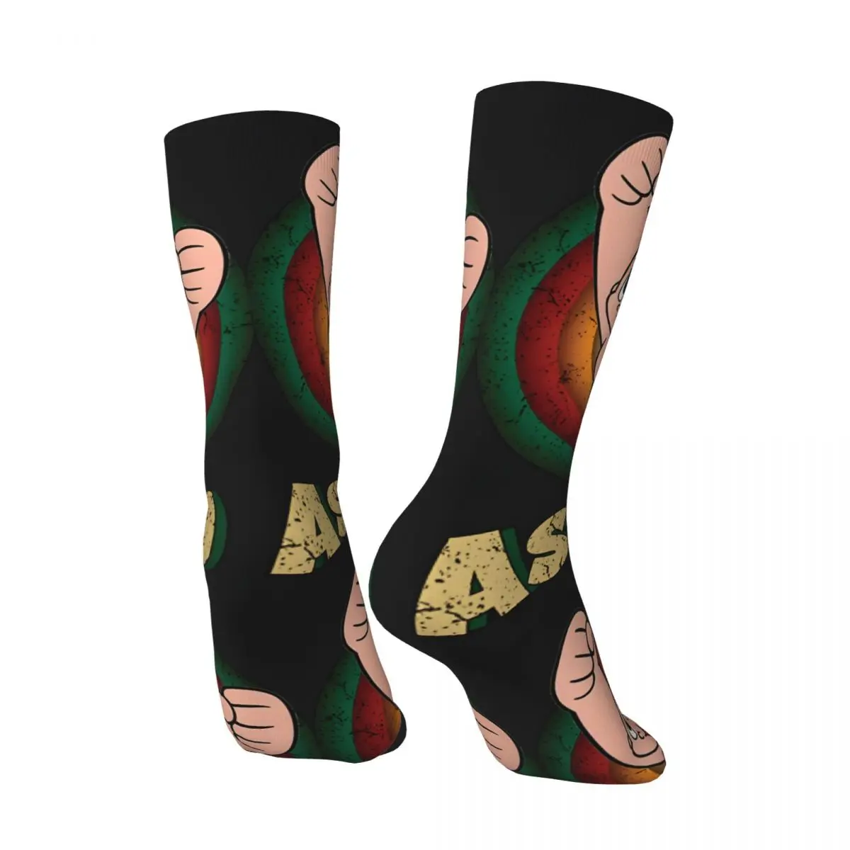 Retro Astro Boy Classic Anime Men's compression Socks Unisex Astro Boy Street Style Seamless Printed Novelty Crew Sock