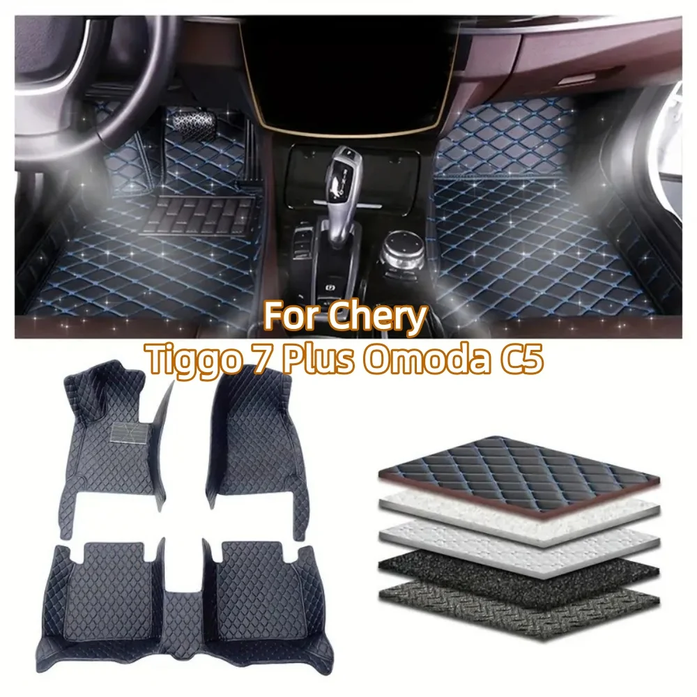 

Custom Car Floor Mat For Chery Tiggo 7 Plus 2020-2023 2016-2019 Omoda C5 2022-2023 Car Interior Accessories Non-slip Auto Carpet