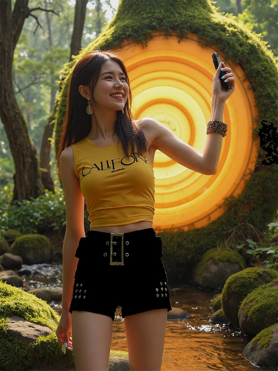 

Женские униформенные шорты из смесового вискозного велюра с многослойным рюшами, бахромой и металлическими элементами, цвет «Мульти-розовый»