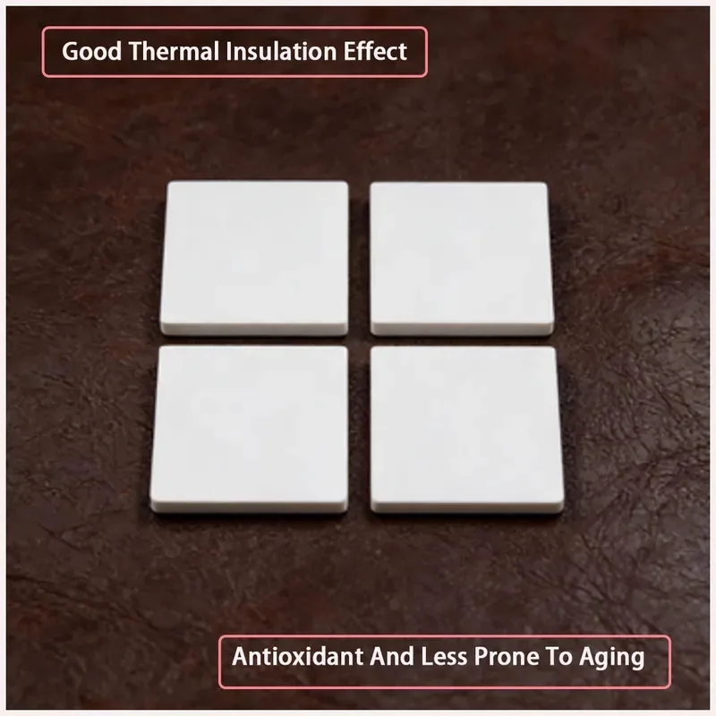 0.2-3mm Thick Alumina Ceramic Square Plate High-Temperature Resistant 1000℃ Protective Panel for Industrial Equipment