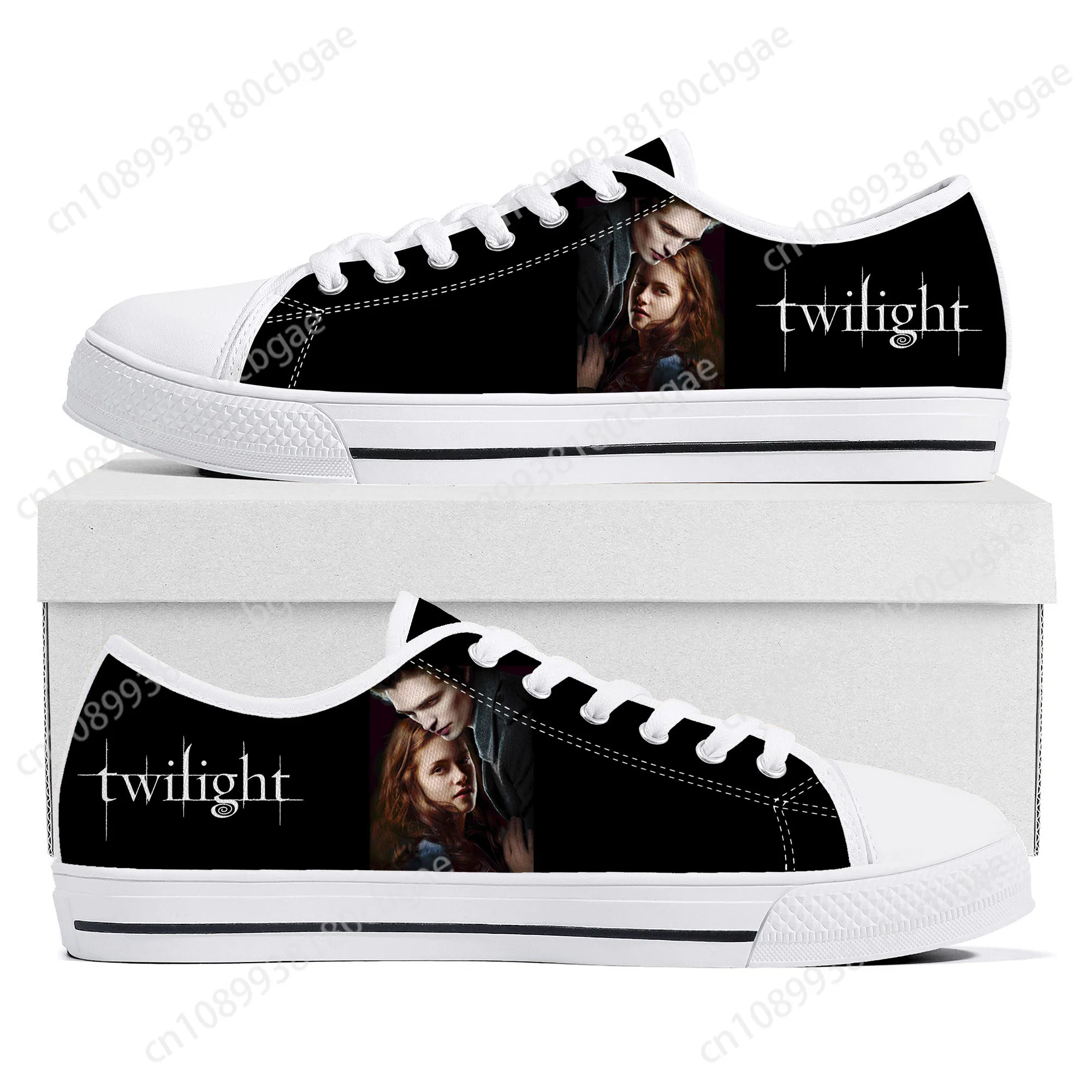 

The Twilight Saga Movie Low Top High Quality Sneakers Men Women Teenager Canvas Sneaker Casual Couple Shoes Custom Shoe