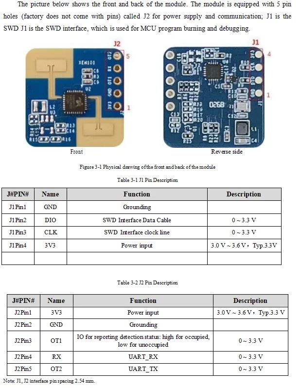 HLK-LD2410C 24G mmWave FMCW Millimeterwelle 5M menschlicher Anwesenheitsstatus Radarsensor Bewegungserkennungsmodul hohe Empfindlichkeit – Detail 16